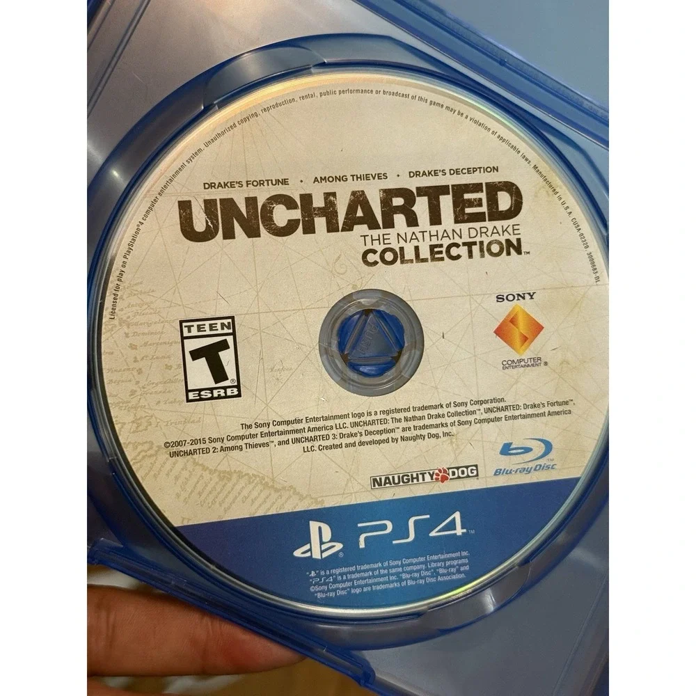 Uncharted Sony Playstation 4 PS4 The Nathan Drake Collection Game 2015 Disc Only